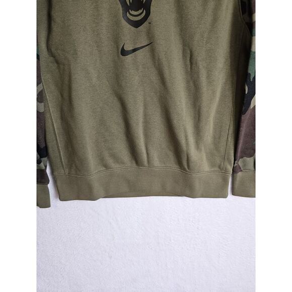 Nike Pitt Panthers Green And Camo Mens Medium Swoosh‎ Logo U.S Flag Sweatshirt - Picture 5 of 9
